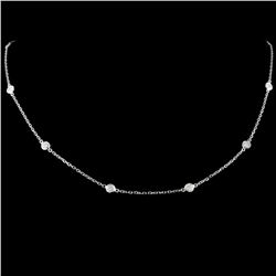 18K Gold 1.13ctw Diamond Necklace