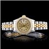 Image 1 : Rolex TT DateJust Diamond Ladies Watch