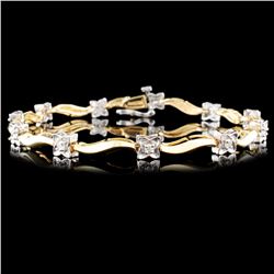 14K Gold 0.33ctw Diamond Bracelet