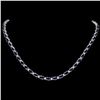 `14k Gold 26.50ct Sapphire 1ct Diamond Necklace