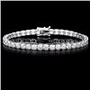 ^18k White Gold 9.50ct Diamond Tennis Bracelet