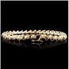 Image 2 : 14K Yellow Gold 1.00ctw Diamond Bracelet