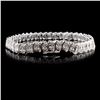Image 2 : 14K White Gold 2.00ctw Diamond Bracelet