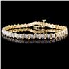 Image 1 : 14K Yellow Gold 1.00ctw Diamond Bracelet