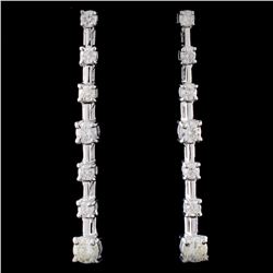 18K White Gold 0.50ctw Diamond Earrings