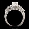 Image 3 : Platinum 1.35ctw Diamond Ring
