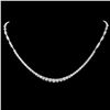 ^18k White Gold 5.80ct Diamond Necklace