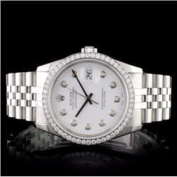 Rolex SS DateJust Diamond Men's Watch