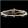 Image 1 : 14K Gold 0.25ctw Diamond Bracelet