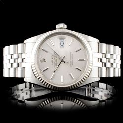 Rolex Stainless Steel DateJust 36mm Wristwatch