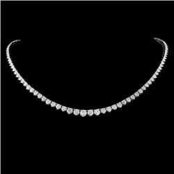 14K Gold 8.60ctw Diamond Necklace