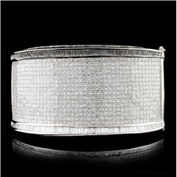 18K White Gold 60.00ctw Diamond Bracelet