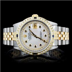 Rolex YG/SS DateJust 1.50ct Diamond Gent's Watch