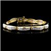 Image 1 : 18K Yellow Gold 5.95ctw Diamond Bracelet