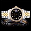 Rolex YG/SS DateJust 1.50CT Diamond Wristwatch