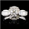 18K White Gold 1.60ctw Diamond Ring