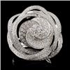 18K White Gold 1.52ctw Diamond Ring