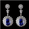 18K White Gold 14.96ct Tanzanite & 5.74ct Diamond