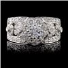 18K White Gold 1.26ctw Diamond Ring