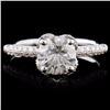 18K White Gold 1.58ctw Diamond Ring