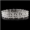 18K White Gold 3.25ctw Diamond Bracelet