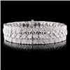 18K White Gold 4.27ctw Diamond Bracelet