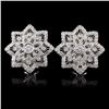 18K White Gold 1.24ct Diamond Earrings