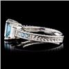 Image 3 : 18K White Gold 2.01ctw Fancy Color Diamond Ring