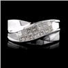 18K White Gold 0.70ctw Diamond Ring