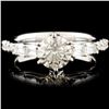 18K White Gold 1.50ctw Diamond Ring