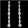 18K White Gold 0.50ctw Diamond Earrings