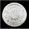 Image 1 : 18K White Gold 3.78ctw Diamond Ring