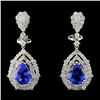 18K White Gold 3.54ct Tanzanite & 1.94ct Diamond E