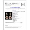 Image 3 : 18K Gold 2.02ctw Ruby & 2.76ctw Diamond Earrings
