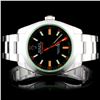 Rolex Milgauss 40MM Stainless Steel Wristwatch