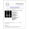 Image 3 : 18K Gold 2.54ctw Fancy Color Diamond Earrings