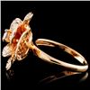 Image 3 : 18K Rose Gold 1.01ctw Diamond Ring