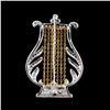 Image 2 : 18K Two Tone 1.21ct Diamond Brooch