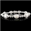 18K Gold 5.29ctw Diamond Bracelet