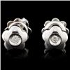 Image 1 : 14K Gold 0.07ctw Diamond Earrings