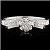 Image 1 : 14K Gold 0.35ctw Diamond Ring