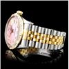 Image 4 : Rolex YG/SS DateJust 1.00ctw Diamond Wristwatch