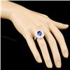 Image 3 : 18K Gold 4.02ct Tanzanite & 2.57ctw Diamond Ring