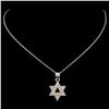 Image 2 : 14K Gold 0.19ctw Diamond Pendant