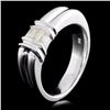 Image 2 : 14K Gold 0.32ctw Diamond Ring