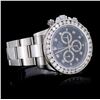 Image 3 : Rolex SS Daytona 3.05CT Diamond Wristwatch