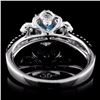 Image 3 : 18K White Gold 1.15ctw Fancy Color Diamond Ring