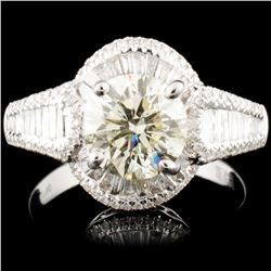 18K Gold 2.59ctw Diamond Ring