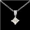 Image 1 : 18K Gold 0.25ctw Diamond Pendant