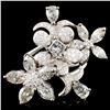 Image 1 : 18K Gold 4.46ctw Mix Diamond Ring